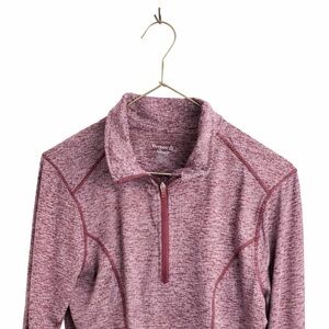REEBOK women’s quarter-zip / long-sleeve top (size Small)